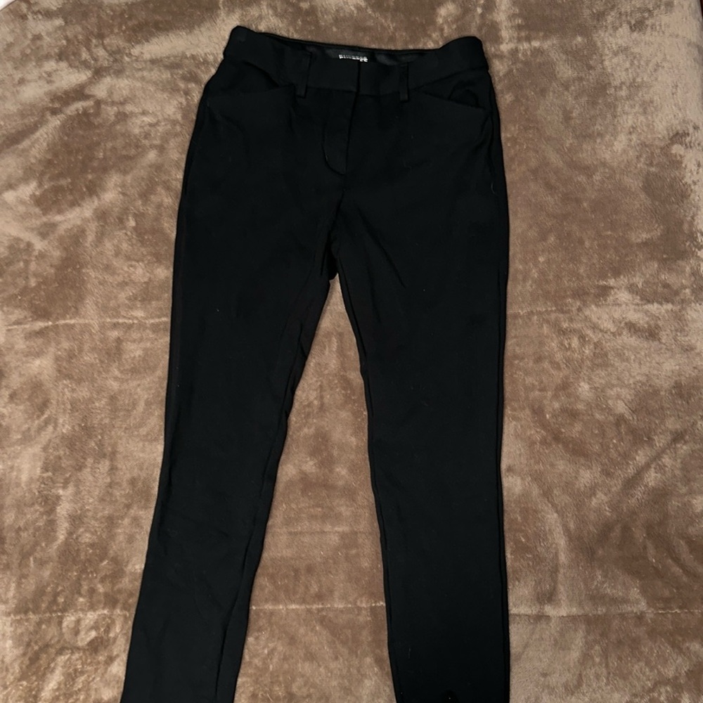 Express skinny mid rise work pants